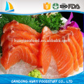 Frozen IQF Chum Salmon Fillets Marisco de alta qualidade sem pele fabricado na China